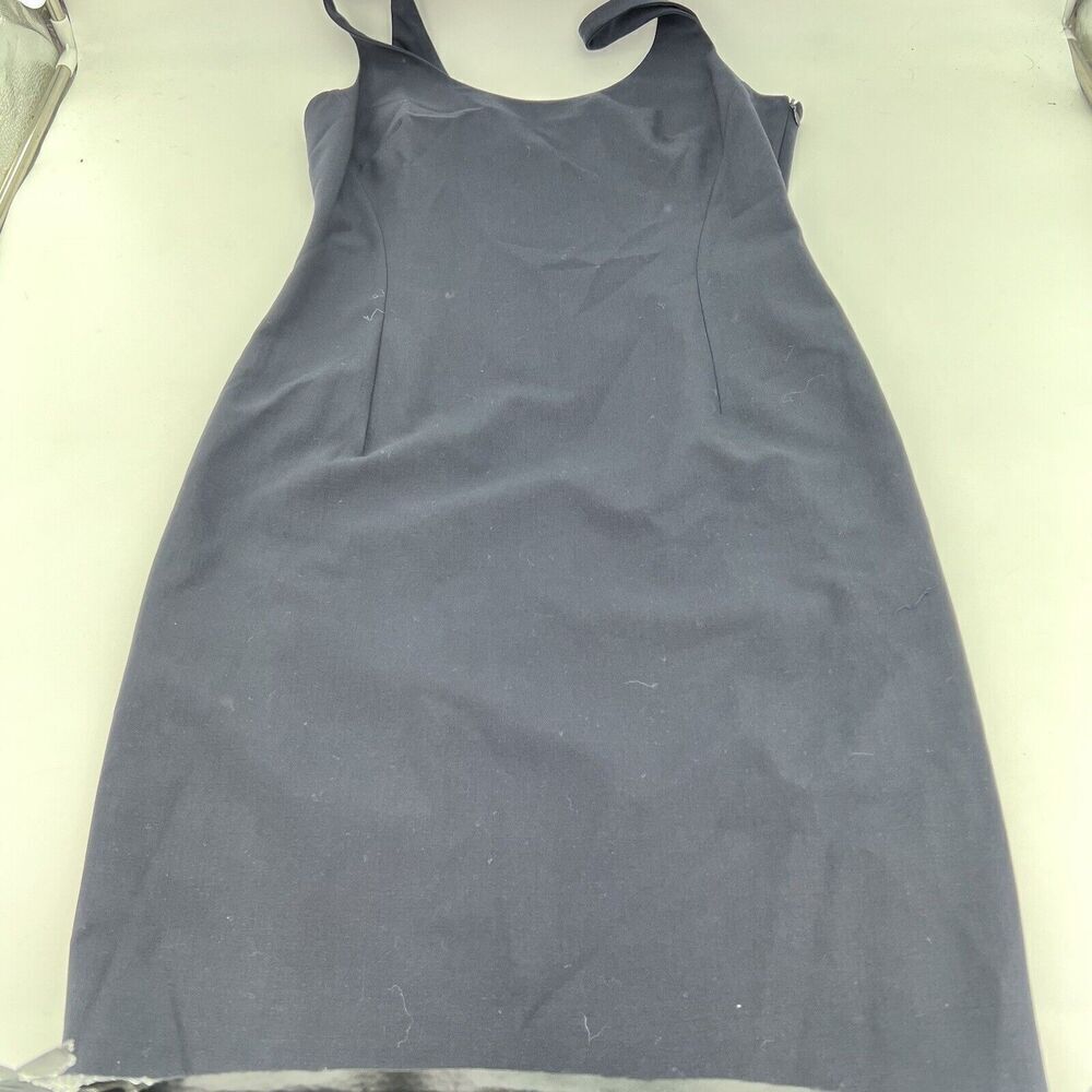 Vestimenta Spa Blue Sheath Dress Made In Italy Size 10 Wool Blend